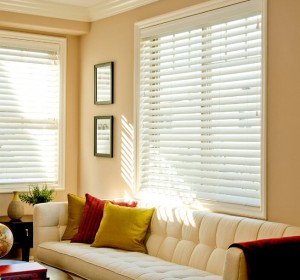 Allow more light in your living room with blinds